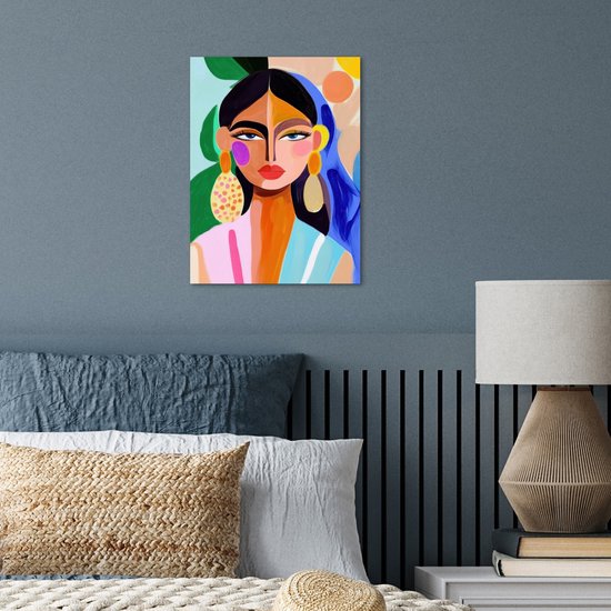 Affiche 30x40 cm - Portrait - Femme - Moderne - Posters - Décoration chambre - Décoration murale salon - Décoration murale chambre