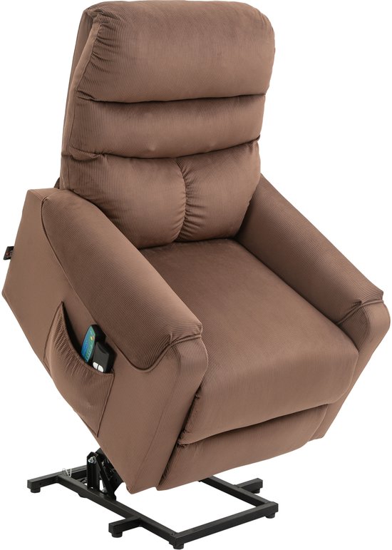 Smart-Elite Elektrische Relaxfauteuil Lichtbruin 1 Persoon - Smart-Elite - €599,95