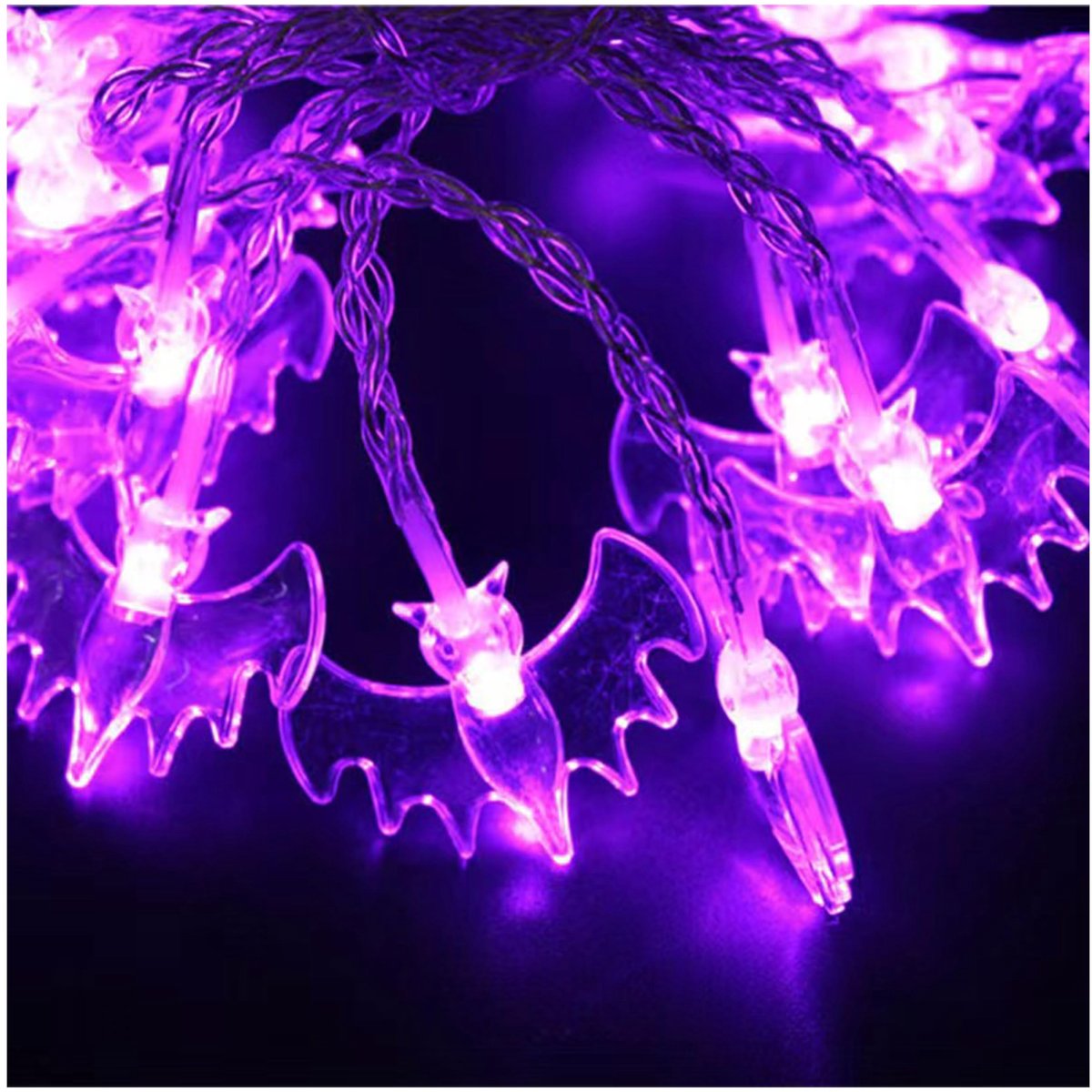 Halloween Lampjes - Lichtsnoer -Halloween Decoratie Licht - 3 M 20 LED - Waterdicht - Lichtslinger Lichtsnoer