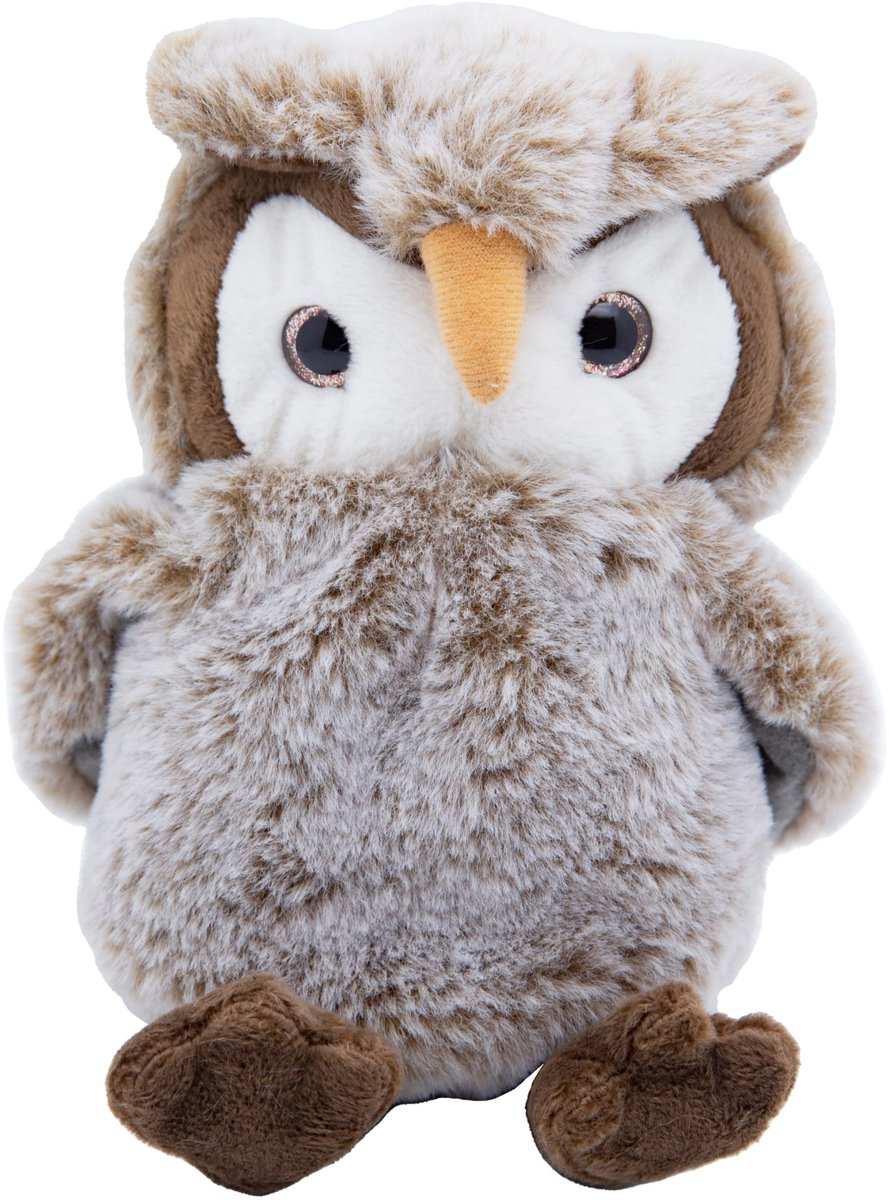 Cute since 1999 - Knuffel Uil Vogel - Zittende Uil Vogel Speelgoed- Baby Knuffel - 16cm
