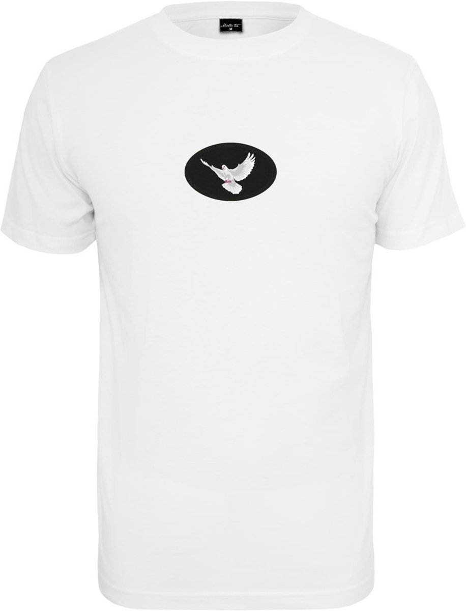 Mister Tee Dove Patch Heren T-shirt XL Zwart