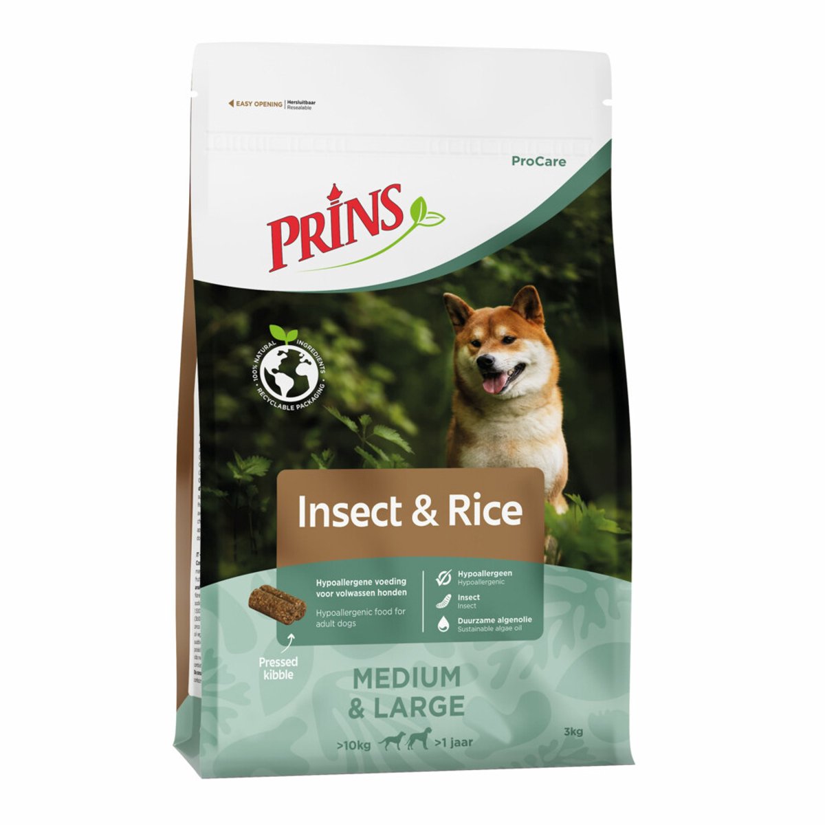 Prins - ProCare Hypoallergeen - Insect & Rijst - Hondenvoer - 2 x 3kg