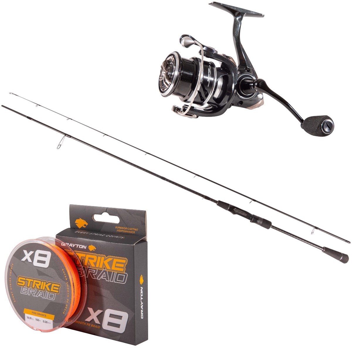 Grayton Chase Jig Finesse Set 2.40m (7-25g) - Roofvis Set
