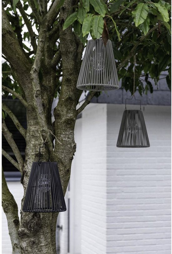 JENS Living Solar Lantaarn - Tafellampen elektrisch - Zwart van JENS Living — afbeelding 3