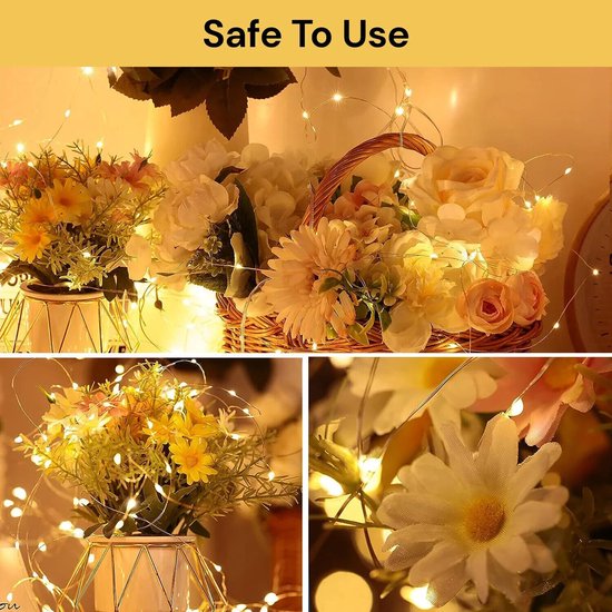LED String Licht, USB Bluetooth Fairy Lights, Indoor Outdoor Twinkle Lichten, Mobiele Telefoon APP Afstandsbediening Koperdraad String Licht voor Party, Home, Kerstboom Decoratie