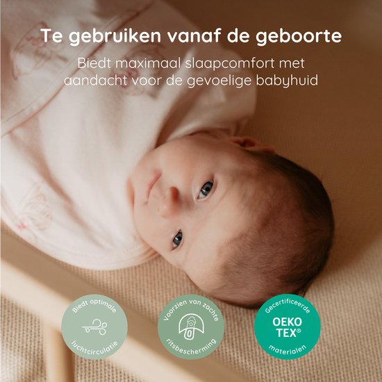 Puckababy Piep Inbakerslaapzakje baby (0-3m) - Swans - Katoen TOG 0.5 - Zomerslaapzak van Merkloos — afbeelding 5