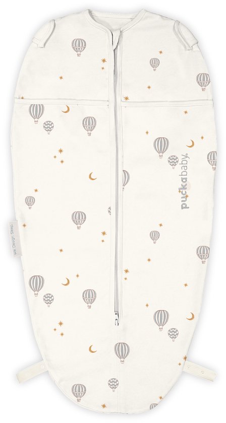 Puckababy Mini Inbakerslaapzakje baby (3-6m) - Balloons - Katoen TOG 0.5