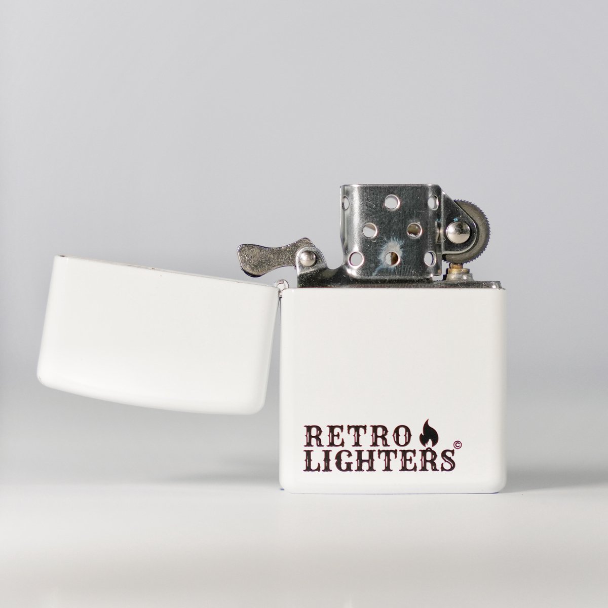 LUXE WITTE AANSTEKER l Hervulbare l Duurzame l Retro l Vintage l NOODAANSTEKER