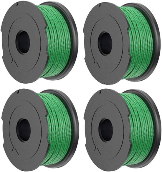 Verpakking van 6 groene lijnspoelen geschikt voor Black & Decker GL7033 GL8033 GL9035 A6482 bosmaaier — afbeelding 4