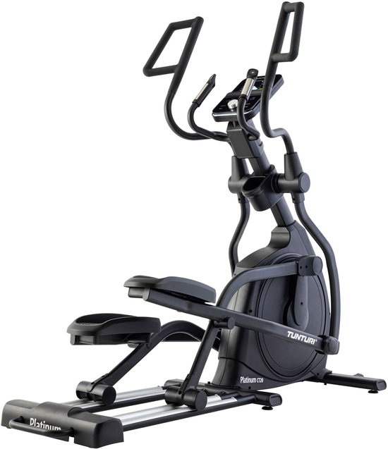 Foto: Platinum ct20 crosstrainer fitness trainer met 48 weerstandsniveaus ergometer bluetooth hartslagsensoren tablethouder