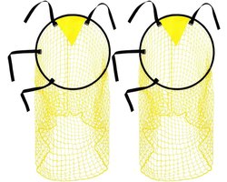Voetbaldoelen Voor Doelen Training: Voetbaldoeldoelnetten Voor Schietpartijen Nauwkeurigheid Training - Voetbal Schietnauwkeurigheid Oefenapparatuur 2 Stks