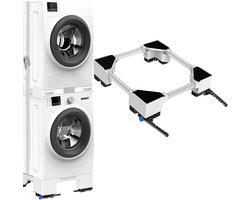 Solacis Wasmachine verhoger - Wasmachine kast - Wasmachine ombouw - Tussenstuk wasmachine droger - Wasmachineverhoger - Must have voor uw wasmachine!