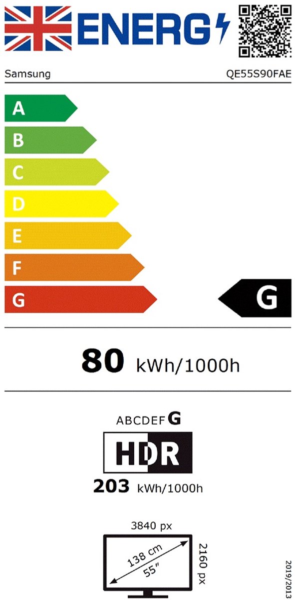 Samsung QE55S90F 55 inch 4K OLED TV - afbeelding 2