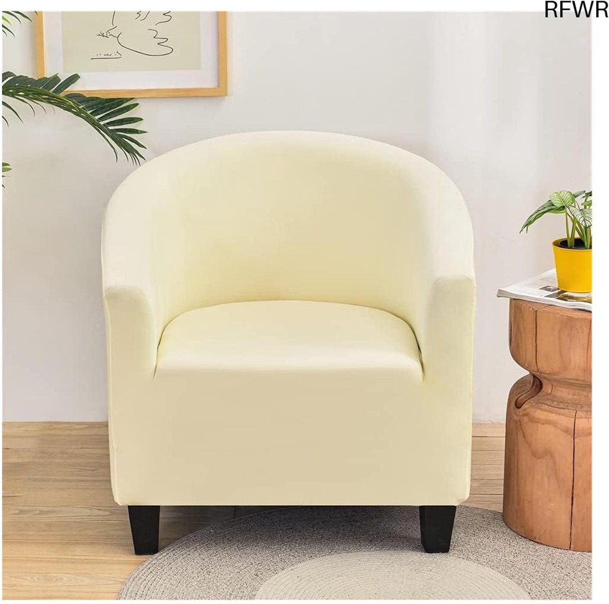 RFWR Rekbare Kuipstoelhoes - Bescherming en Comfort voor Fauteuils in Beige