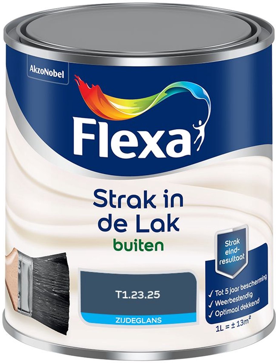 Flexa - Strak in de Lak Buitenlak Zijdeglans - T1.23.25 - Mengverf - 1 L