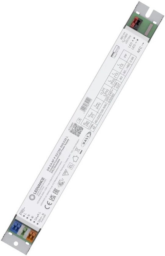 Foto: Ledvance led driver led driver dali nfc performance 42 100 500 220 l dali dimbaar ip20