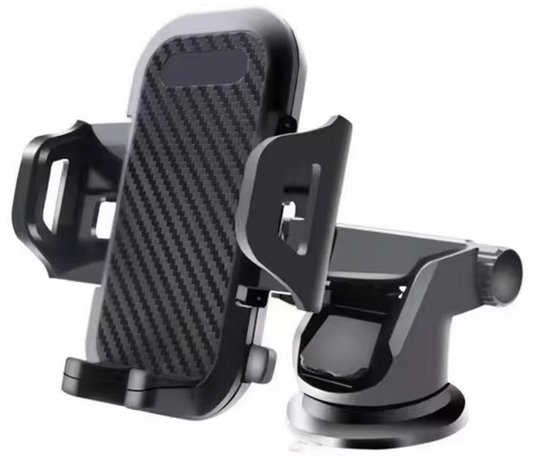 Support universel pour téléphone portable de voiture – Support rotatif à 360° pour smartphone avec ventouse puissante – Montage sur pare-brise et tableau de bord