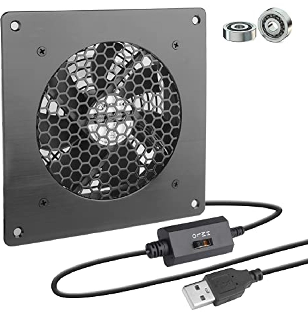 USB Ventilator 120mm met 3 Snelheden voor Thuis en AV-toepassingen