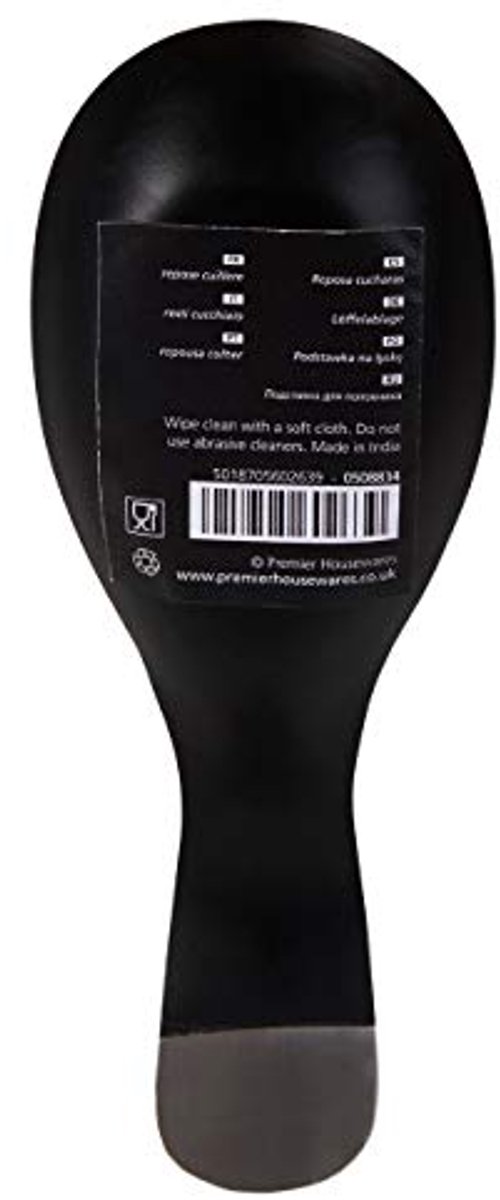 Lepelhouder voor Keuken - Zwart Mat, 7,3 cm x 19,4 cm