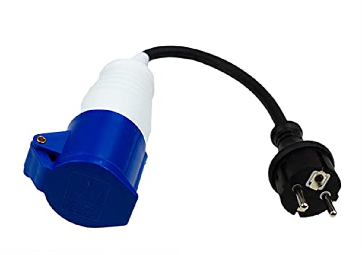 CEE-adapter Schuko-stekker naar CEE-stopcontact 230 V/16 A