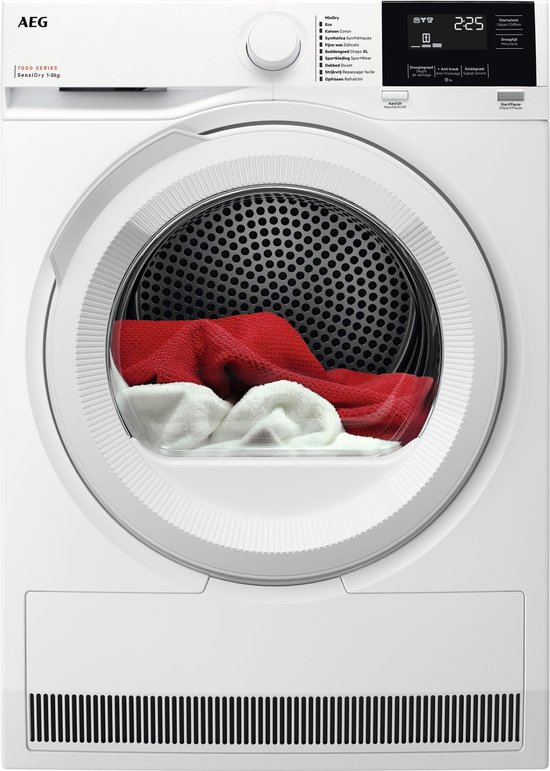 AEG TR78DD32B 7000 SensiDry® - Wasdroger Warmtepompdroger - 8 kg - NL/FR
