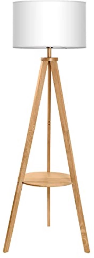 Calex U-Line Staande Vloerlamp - Industrieel - Zwart - E27 Fitting Zwart Excl Lichtbron