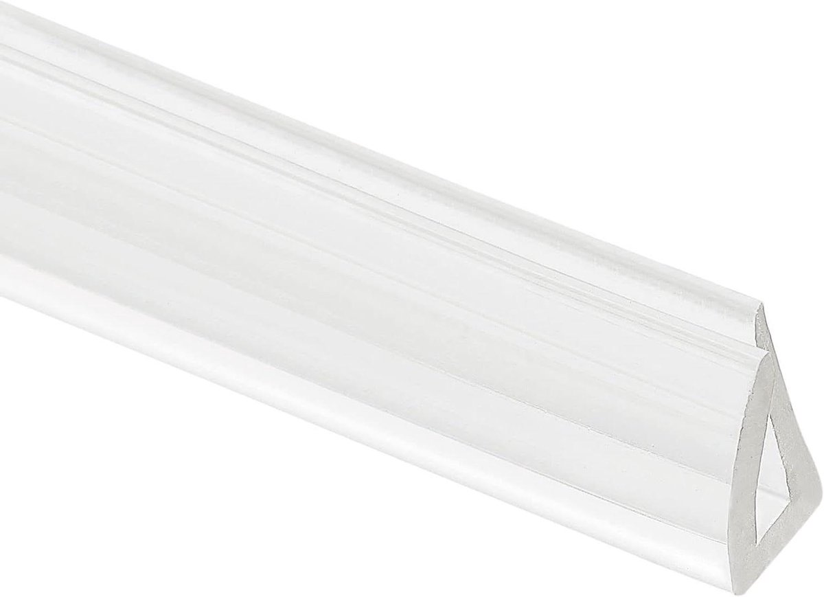 Allecto plus - U-kanaal randlijst 1,4 m lengte voor randbescherming - transparant