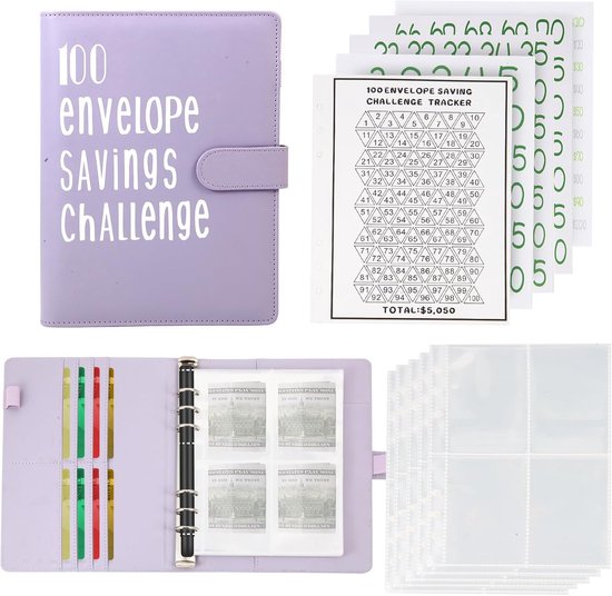 100 Enveloppen Geldbesparende Uitdaging Binder Budgetbinder Boeken Met Enveloppen Geldbesparende Binder Uitdaging Om $ 5050,00 Te Besparen Planning Bespaarboek Geldorganisator,Black 100 Enveloppen Geldbesparende Uitdaging Binder Budgetbinder Boeken Met Enveloppen Geldbesparende Binder Uitdaging Om $ 5050,00 Te Besparen Planning Bespaarboek Geldorganisator,Black