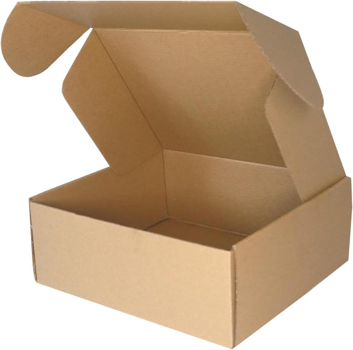 Allecto plus - Golfkartonnen dozen voor kleine bedrijven of gift verpakking, bruin, 10 stuks