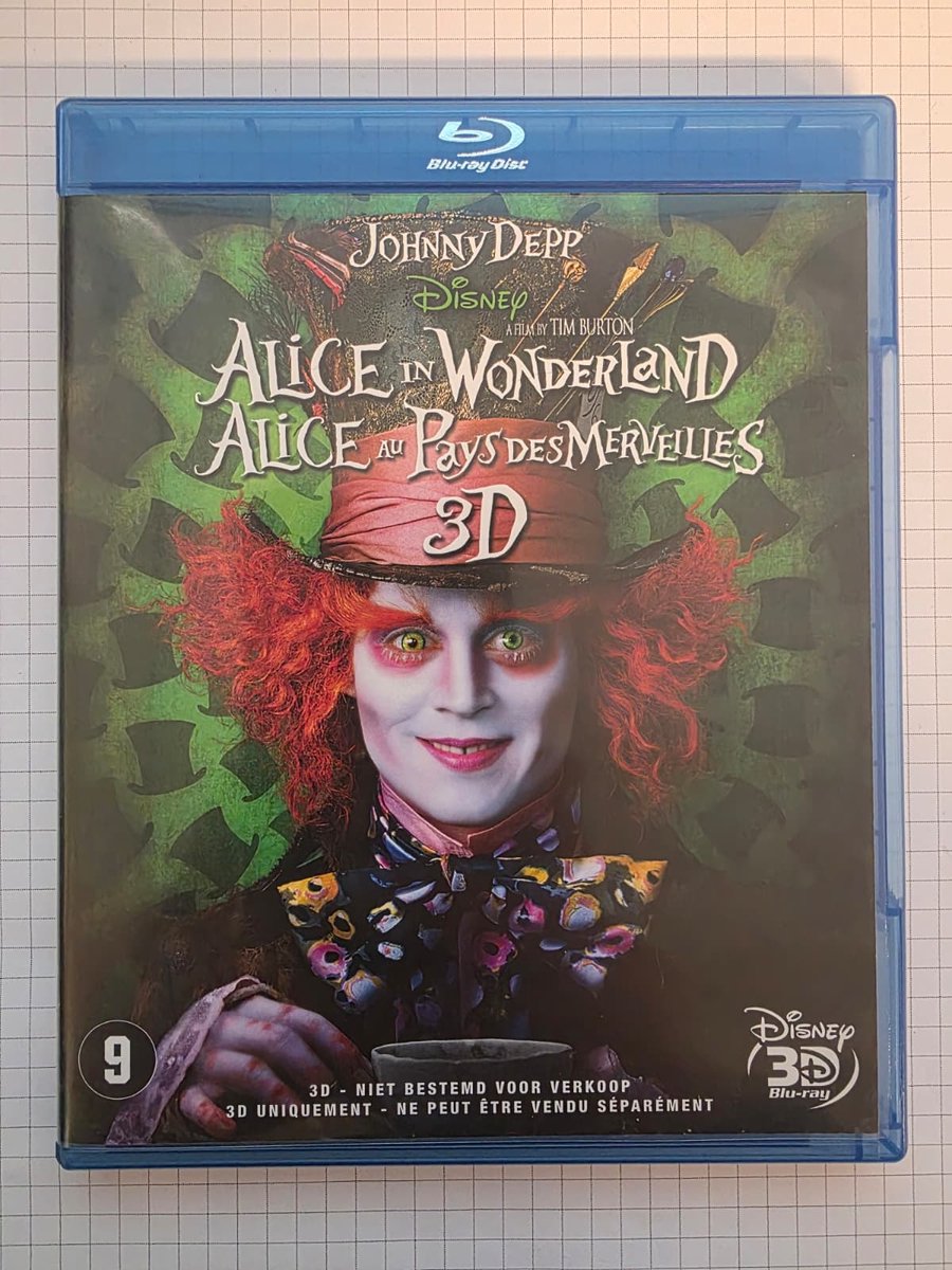 ALICE IN WONDERLAND 3D SONY BD NL/FR