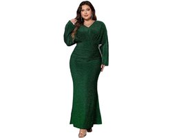 Curvy glitter jurk - Feest - Gala - Plussize - Grotere maten - Sexy - Lang