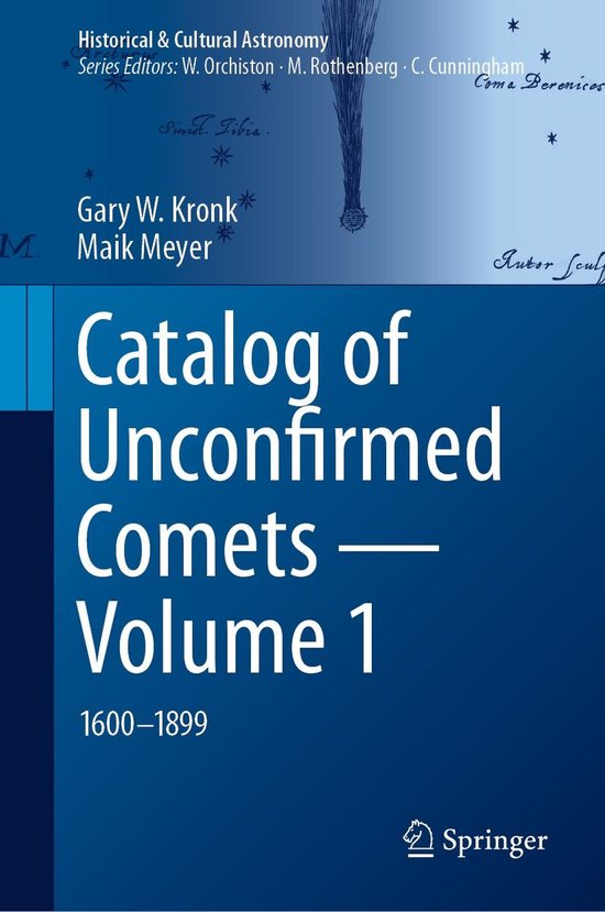 Physics and Astronomy (R0) - Catalog of Unconfirmed Comets - ... - cover