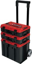 Einhell E-Case Tower 4540015 Boîte à outils (vide) Plastique Zwart, Rouge (LxLxH) 430 x 400 x 675 mm