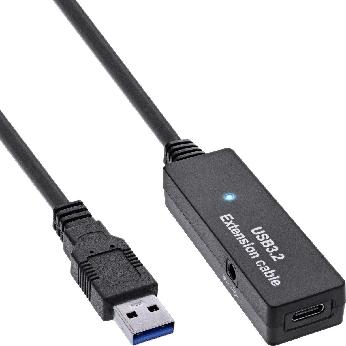 Image of InLine USB-A - USB-C actieve verlengkabel | USB3.0 5 Gbps | 5 meter