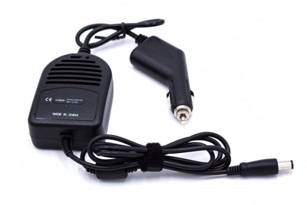 Notebook autolader 19V / 4,74A / 90W - 7,4mm x 5,0mm (met pin) voor o.a. HP en Compaq