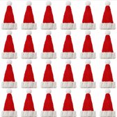 20 stuks mini-kerstmutsen en sjaalset, 10 stuks mini-sjaal en 10 stuks