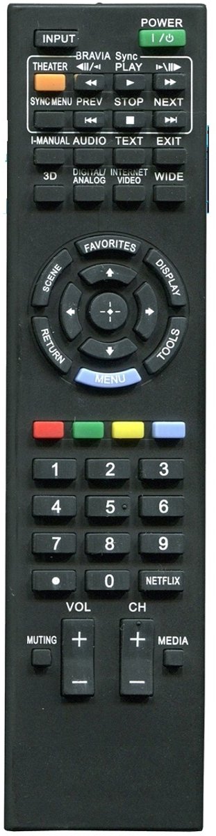 Cavus Universele Afstandsbediening geschikt voor Sony CRC3