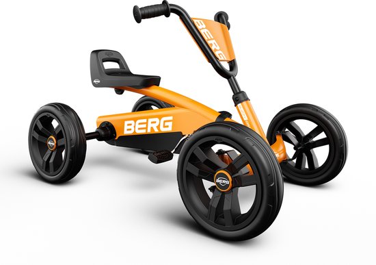 BERG Buzzy Orange Skelter - 2+ jaar - Verstelbaar Zadel - Anti-lek EVA banden - Oranje