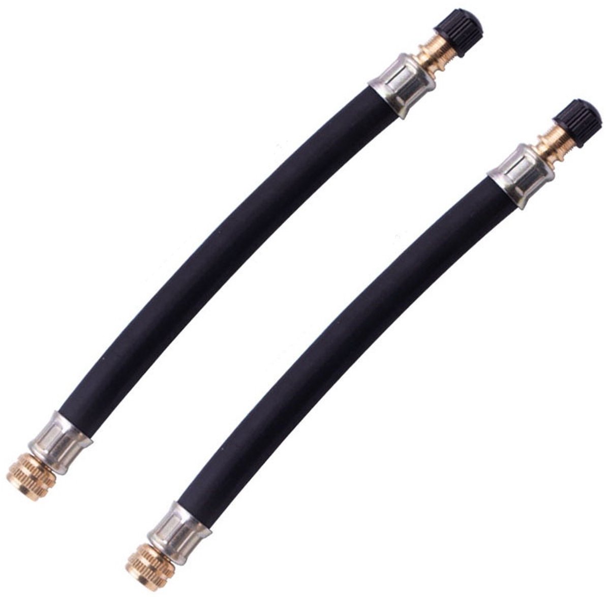 EXCITAT Inflator Tube - Binnenband verlengbuis met ventieldop - Duurzaam - Geschikt voor universele auto's, vrachtwagens, motoren en fietsen