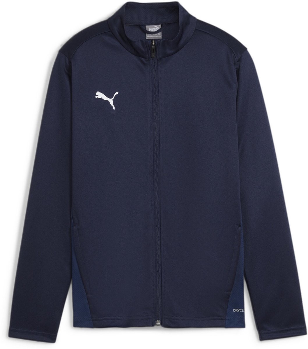 Puma kindertrainingsjas TeamGoal Training Jacket Jr 658634 Marineblauw