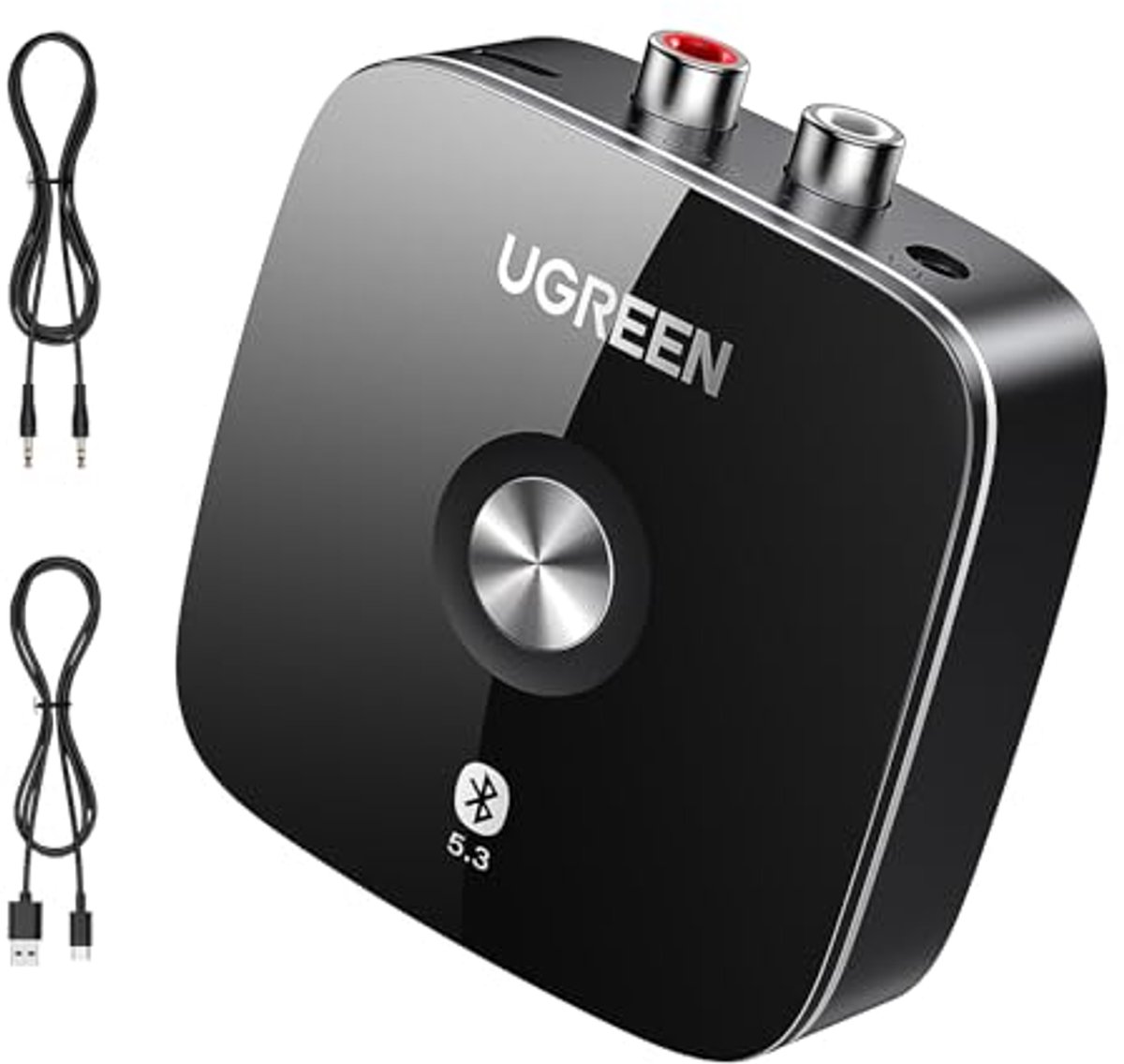 Bluetooth 5.3 Audioreceiver met 3.5mm en 2RCA Aansluitingen voor HiFi Geluid