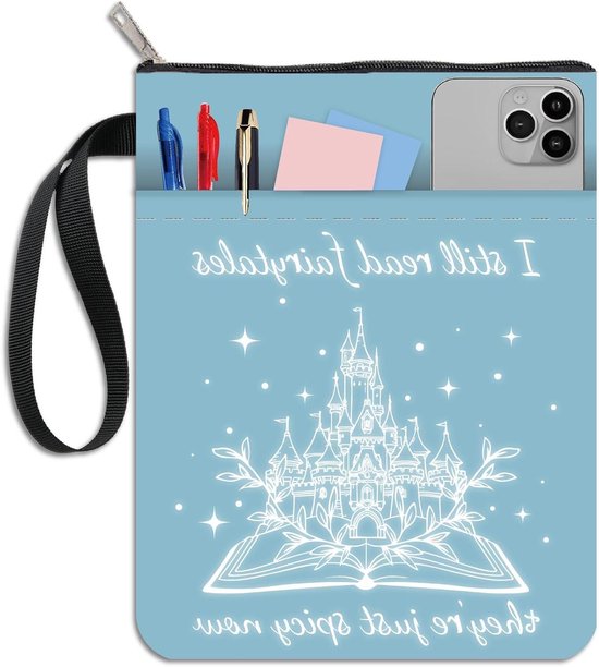 Foto: Allecto plus boekhoes met rits boeken patroon voor paperbacks kasteel waterdicht stof mouwen waterproof herbruikbaar bibliothecaris geschenk