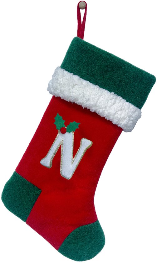 Geborduurde kerstsok met draagkoord, grote capaciteit, slijtvaste kerstsokken, hangende decoratie – koop de beste producten in de online winkel