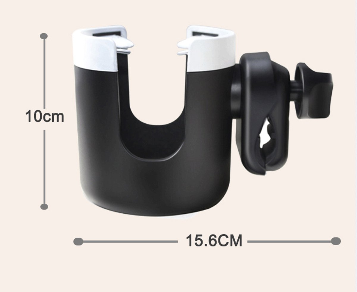 Kinderwagen Cup Houder - Met Telefoon Opbergdoos - Geschikt voor Baby Buggy en Fiets — afbeelding 3