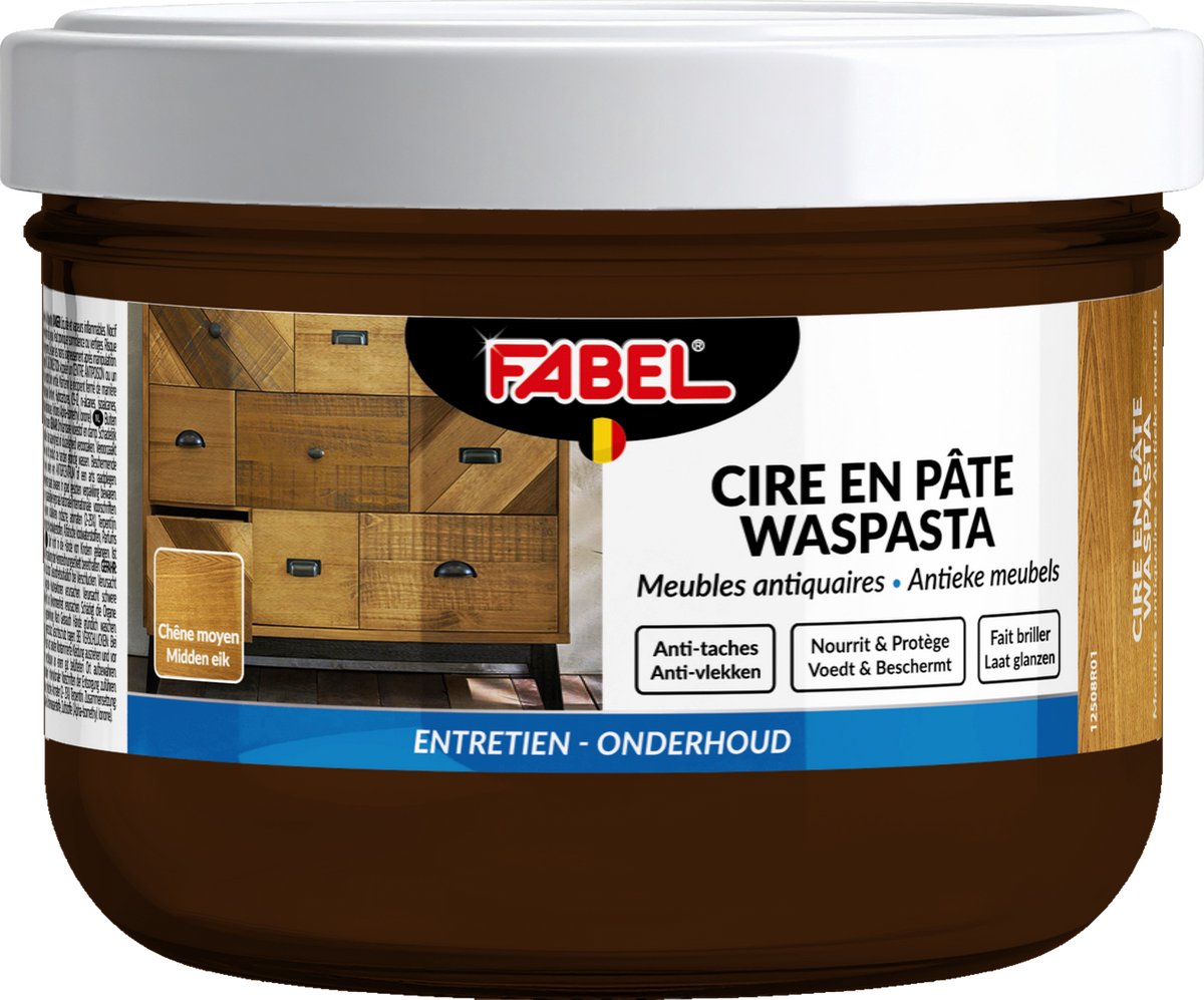 Fabel - Midden eik Waspasta - 350ml