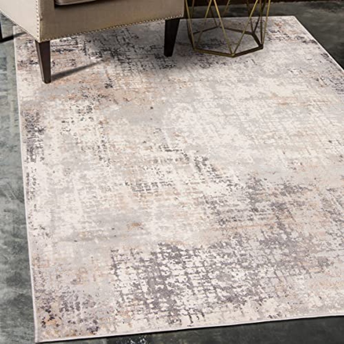 Vloerkleed Vintage 200x300cm - Abstract Tapijt voor Woonkamer, Slaapkamer en Eetkamer - Ko