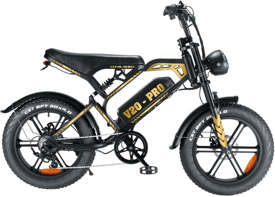 Gold Metallic Fatbike Sticker Set – Weerbestendig, Krasscherm, Luxe Goudkleur, Eenvoudig Aan te Brengen, Sportieve Look