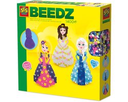 foto van SES Creative - Beedz - Prinsessen - 1400 Strijkkralen met Grondplaten, Glitters en Strijkvellen - Vanaf 5 Jaar