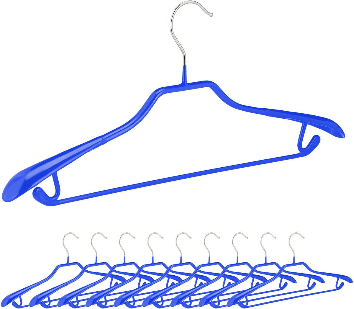 20x kledinghanger jas - antislip - kleerhanger - jashanger - hanger - set
