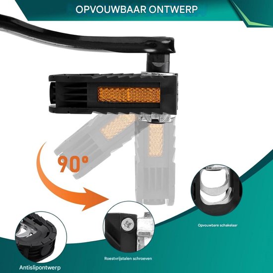 Fietspedalen Vouwpedalen, Vouwfiets Aluminium Pedalen